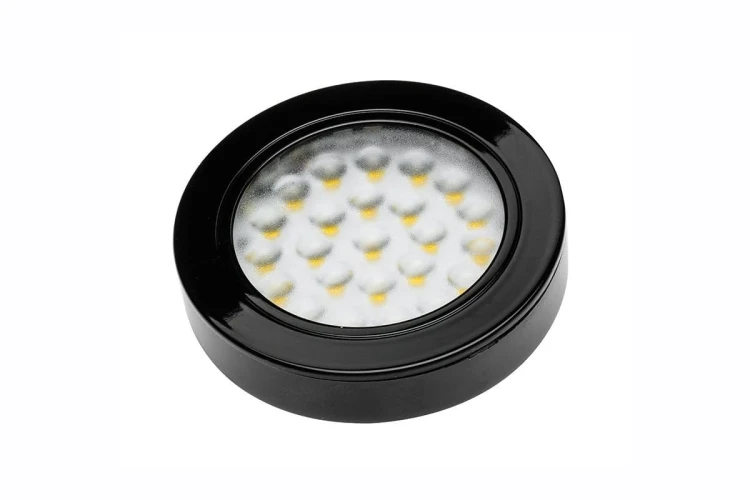 Oprawa meblowa LED czarny połysk Vasco biały zimny