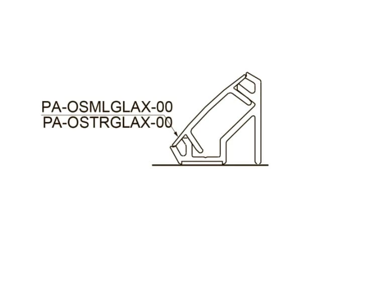 Profil LED kątowy nakładany 3M silver