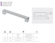 Uchwyt meblowy 79F 160mm inox
