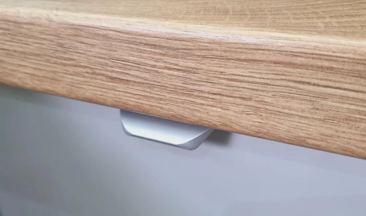 Uchwyt krawędziowy HEXA aluminium 50mm