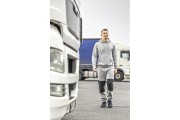 NIERS bluza dresowa szary melanż XL (54)
