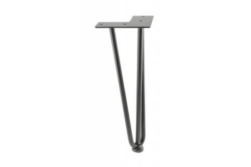 Noga hairpin ARTO ze stopką, 3 pręty, 12 x 304 mm,