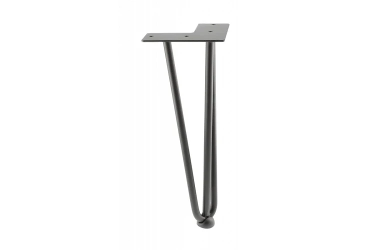 Noga hairpin ARTO ze stopką, 3 pręty, 12 x 304 mm,