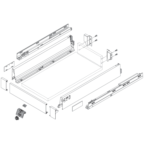 Z31L1036A ANTARO front wew. dł.1036 mm biały