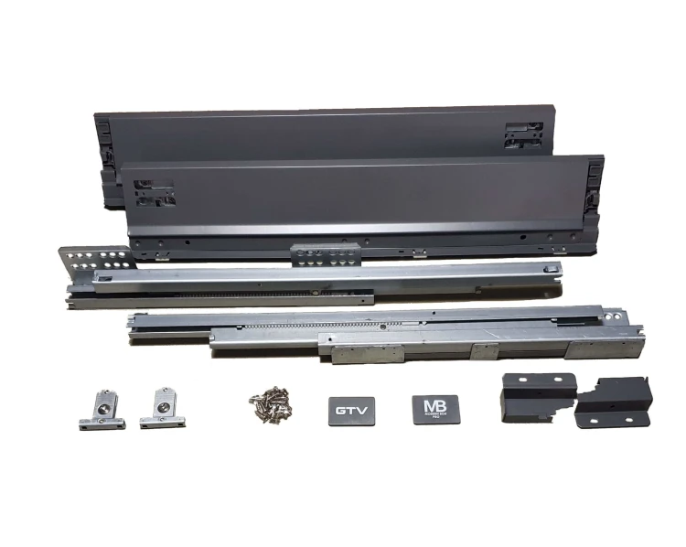 Szuflada MB PRO 500mm antracyt - niska H86