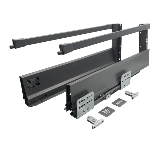 Szuflada wysoka do montażu MB Pro 450mm w kolorze antracytowym