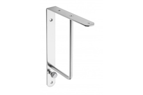 Wspornik budowlany z wzmocnieniem z wieszakiem inox