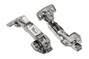 Zawias samodomykający/hydrauliczny kątowy 155o st. H=0 z euro wkrętami