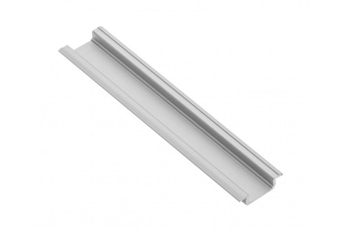 Profil LED wpuszczany z kołnierzem 2M silver