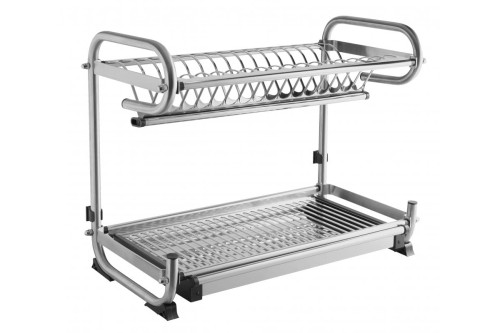 Ociekarka do naczyń dwupoziomowa D240*W482*H340 inox