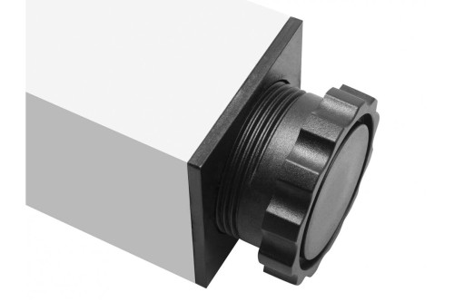 Noga kwadratowa aluminiowa ze stopką regulacyjną 60x60x710 inox