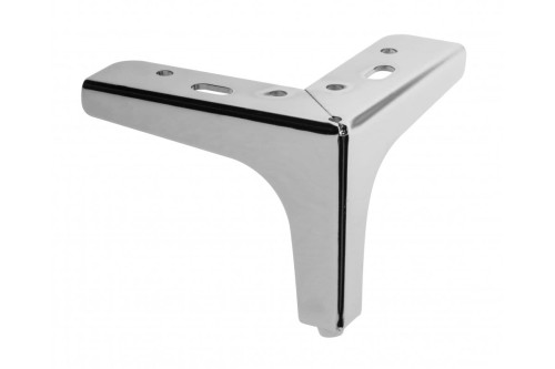 Nóżka meblowa stalowa STGY 135x135 h=100mm chrom