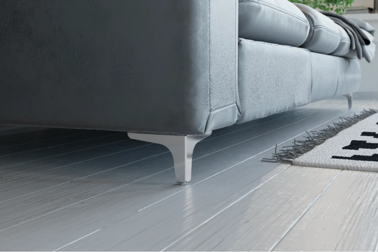 Nóżka meblowa stalowa STGY 135x135 h=100mm chrom