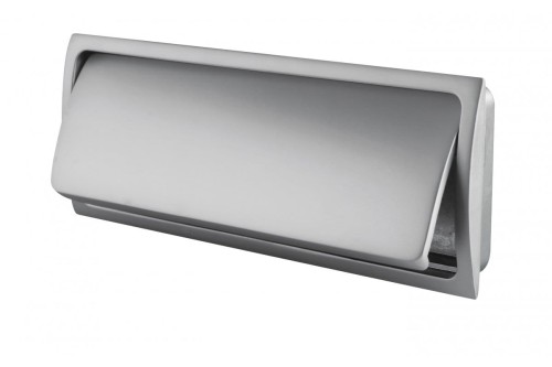 Uchwyt prostokątny wpuszczany R132- 132x50mm ( satyna)