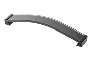 Uchwyt ROSES 256MM SZKLO CZARNE + STOPKA CZARNA