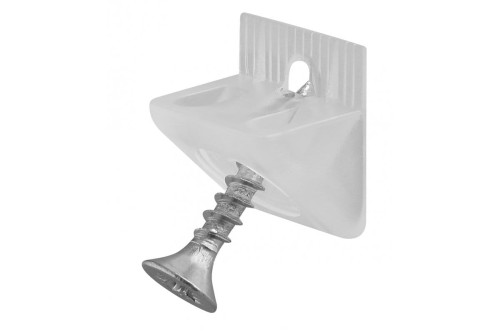 Stabilizator ściany tylnej przezroczysty z wkrętem 3.5x20 (opak.1000 szt) (01430)