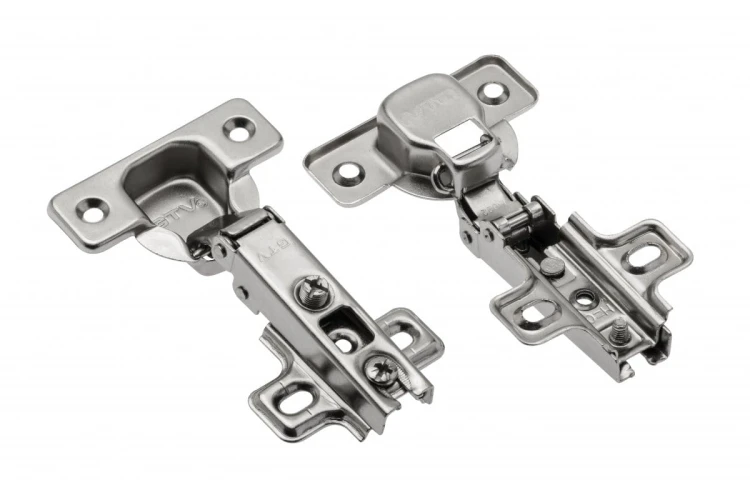 Zawias meblowy GTV prosty prowadnik h=2 z euro skręcony