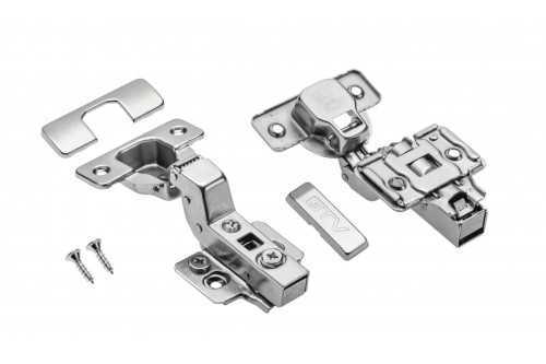 Zawias meblowy hydrauliczny wpuszczany