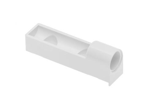 Adapter do odbojnika prosty biały