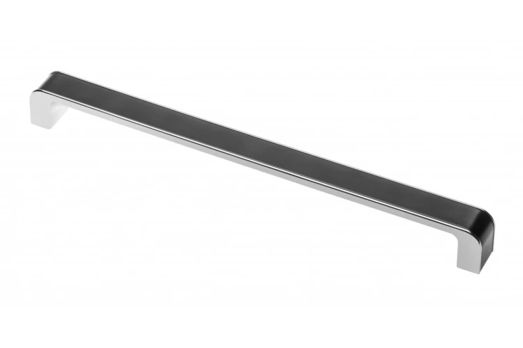 Uchwyt znalowy MONA C=256 mm chrom/czarny