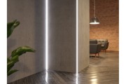 Profil LED ścienny kątowy wewnętrzny do płyt GK 3m