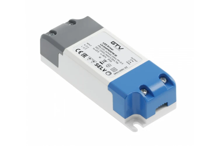 Zasilacz LED PRO 12V, 7W, input 220-240VAC, IP20,