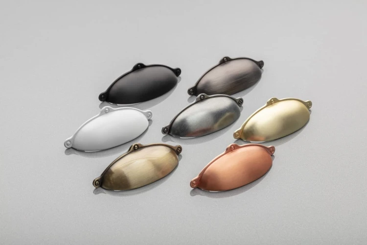 Uchwyt znalowy MARSALA C=64mm miedź