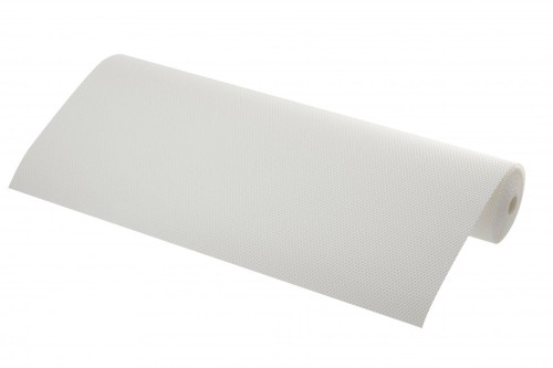 Mata antypoślizgowa do szuflad kolor biały - 480 mm szer. x 5000 mm długość