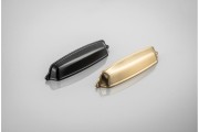 Uchwyt znalowy EVER C=128 mm czarny mat
