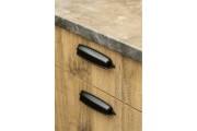 Uchwyt znalowy EVER C=128 mm czarny mat