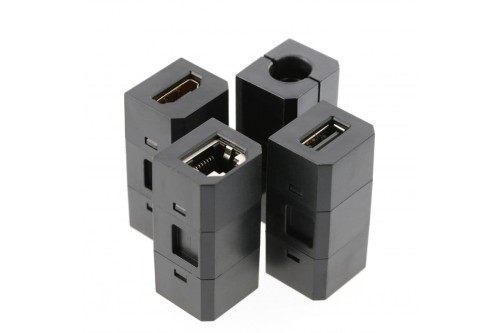 Przedłużacz biur wpuszcz CHARGER PLUS1 gn schukoUSB A+Cwymien USB-AHDMIRJ45przewód 15mczarny