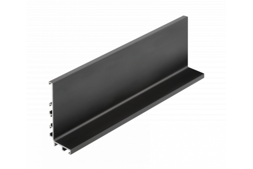 Profil aluminiowy system bezuchwytowy VELLO z funkcją LED L czarny długość 410 m