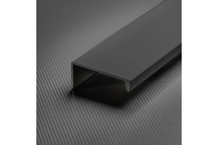 Uchwyt meblowy krawędziowy HEXI czarny 360mm
