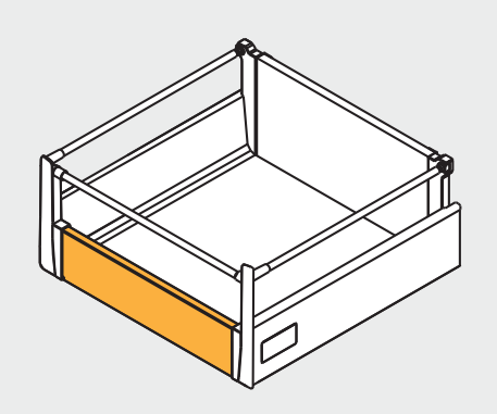 Modern Box zestaw do szuflady wewnętrzenej wysokiej