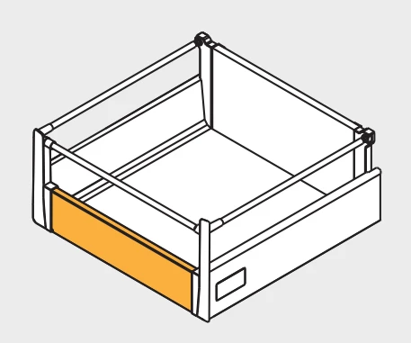 Modern Box zestaw do szuflady wewnętrzenej wysokiej