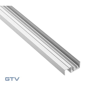 Listwa górna FLAT LINE10mm L=3,00 SREBRNY