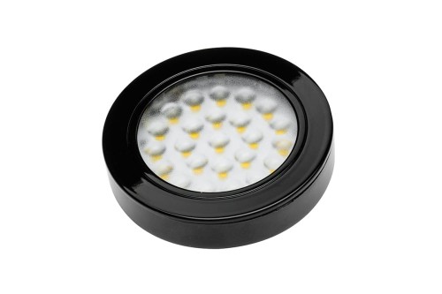 Oprawa meblowa LED czarny połysk Vasco biały zimny