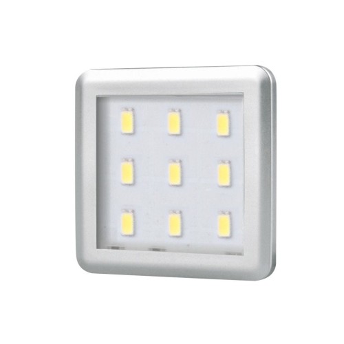 SQUARE 3 oprawa LED 2,5W ALUMINIUM białe zimne