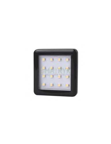 SQUARE 3 oprawa LED 2,5W CZARNA białe zimne