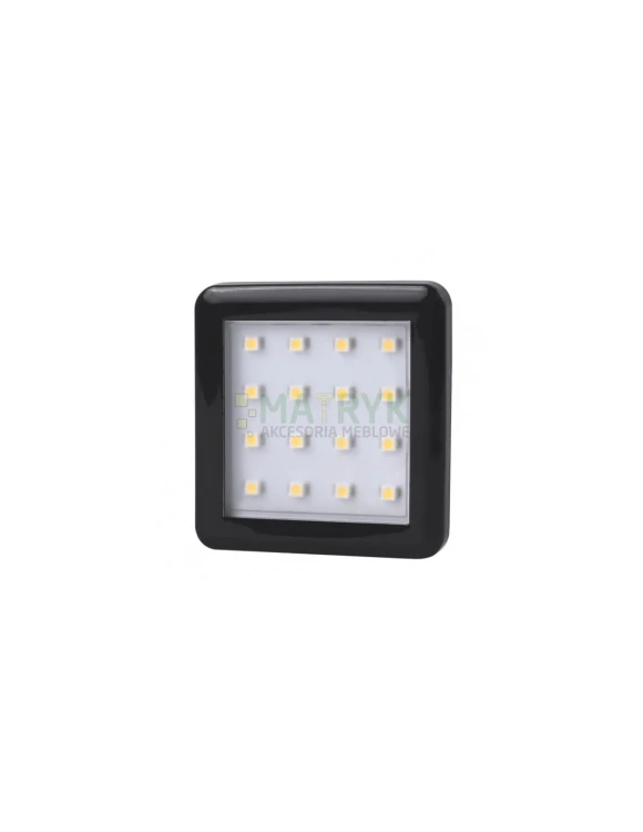 SQUARE 3 oprawa LED 2,5W CZARNA białe zimne