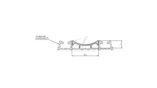 Maskownica PRO, L=4,05 m, czarny