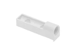 Adapter do odbojnika prosty biały