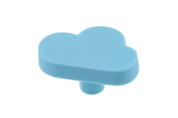 Gałka-meblowa CLOUD guma niebieski
