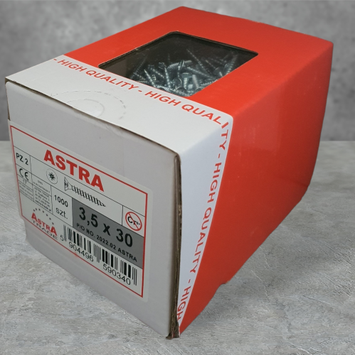 Wkręt ASTRA 3,5*30 ocynk / 1000szt