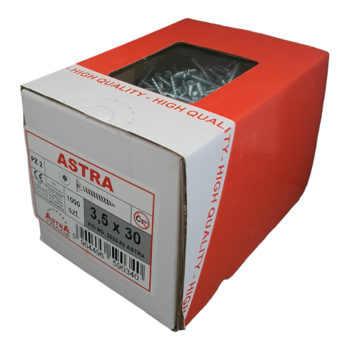 Wkręt ASTRA 3,5*30 ocynk / 1000szt