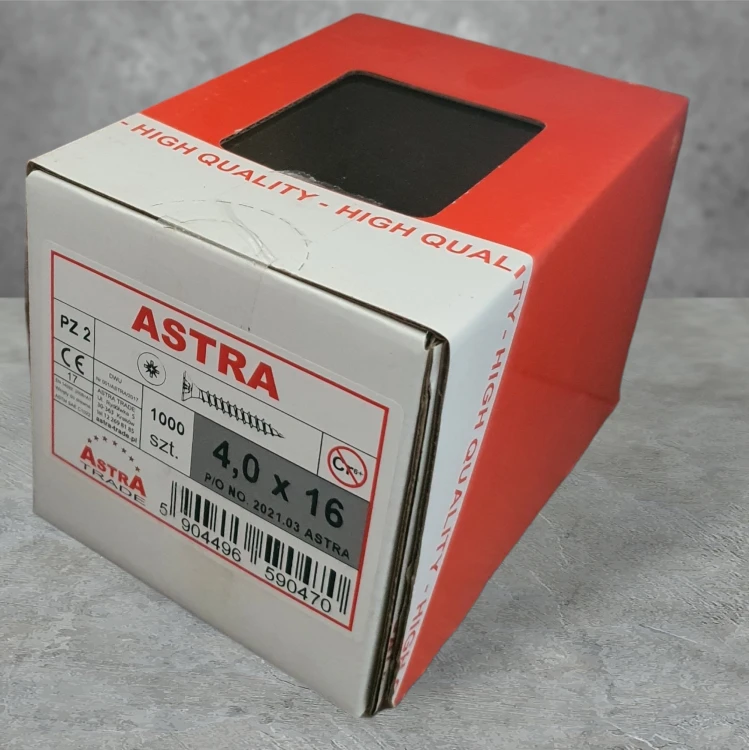 Wkręt ASTRA 4*16 ocynk / 1000szt