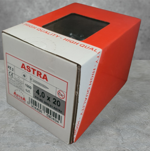 Wkręt ASTRA 4*20 ocynk / 1000szt