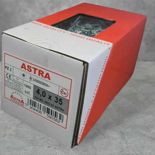Wkręt ASTRA 4*35 ocynk / 1000szt
