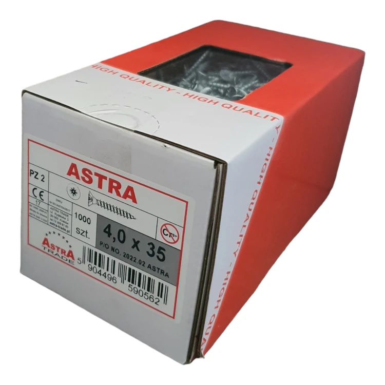 Wkręt ASTRA 4*35 ocynk / 1000szt