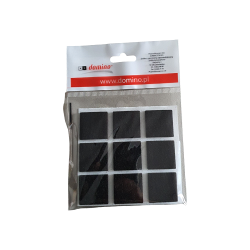 Filc 25x25 brązowy 15szt.